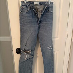 Agolde Classic Blue Denim Jeans